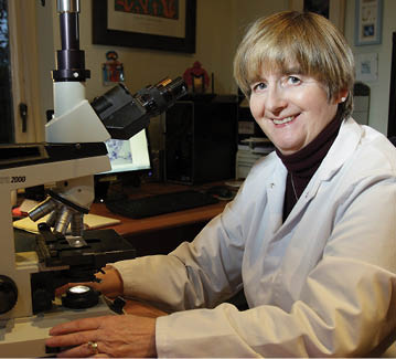 Dr Marian McLoughlin, Belfast, specialist in fish health and production  Picture: Cliff Donaldson