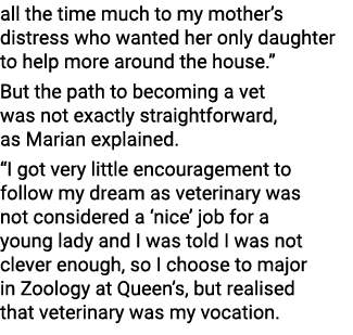all the time much to my mother s distress who wanted her only daughter to help more around the house   But the path t   