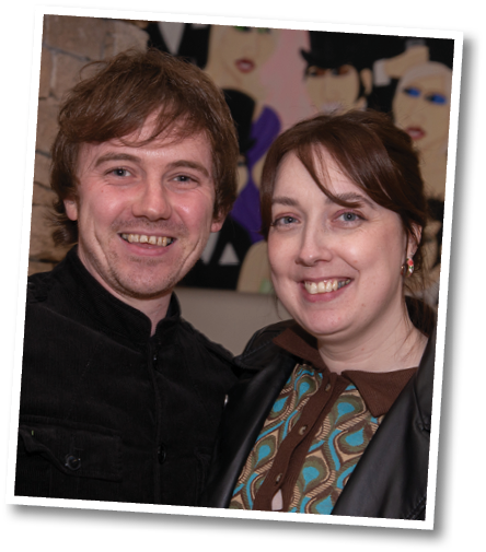 Brian Donoghue and Veterinary Receptionist of the Year  Finalist Melissa Donoghue, of Vets4Pets, Newtownards 