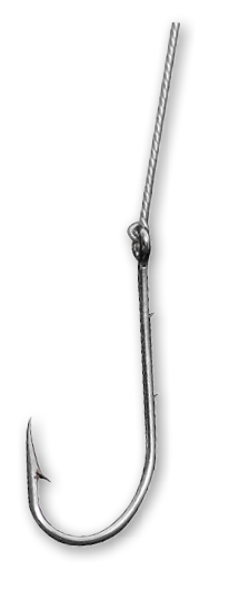 hook attached to steel cable