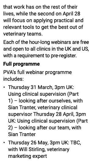 that work has on the rest of their lives, while the second on April 28 will focus on applying practical and relevant    