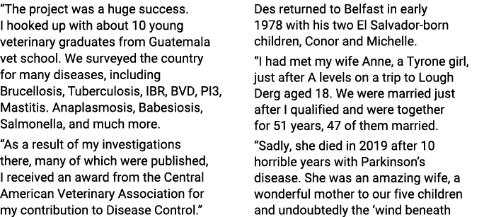  The project was a huge success  I hooked up with about 10 young veterinary graduates from Guatemala vet school  We s   