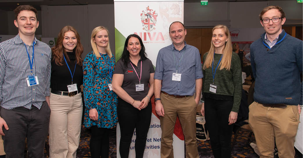 YVN Committee: Mark sSavage, Connie Nicholl, YVN NI Chair Rachel Davey, NIVA JVP Fiona McFarland; NIVA President Mark Lyttle, Glenda Ward and Dermot McInerney 