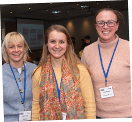 Sarah Cole, DAERA; Nicola Lowery, Whitehouse Vets; and Julia Wilson, Drumahoe Vets 
