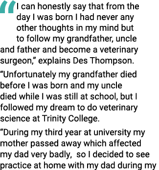  I can honestly say that from the day I was born I had never any other thoughts in my mind but to follow my grandfath   