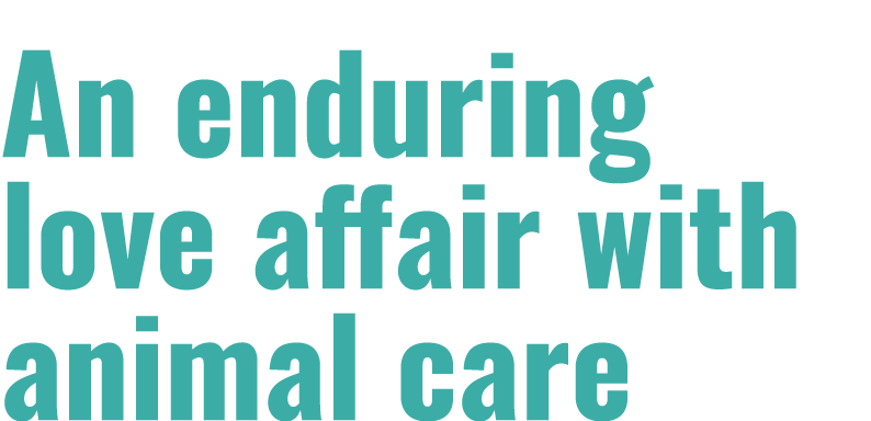 An enduring love affair with animal care