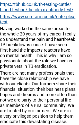 https:  tbhub co uk tb-testing-cattle blood-testing the-idexx-antibody-test  https:  www surefarm co uk enferplex-tes   
