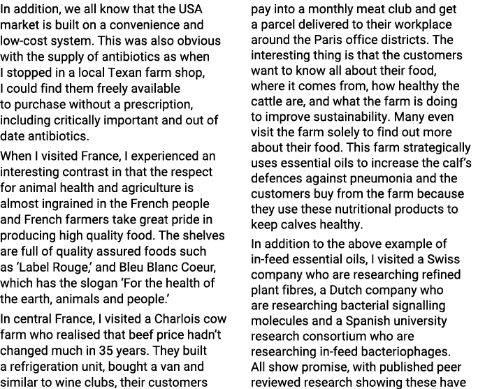 In addition, we all know that the USA market is built on a convenience and low-cost system  This was also obvious wit   