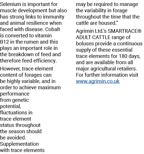 Selenium is important for muscle development but also has strong links to immunity and animal resilience when faced w   