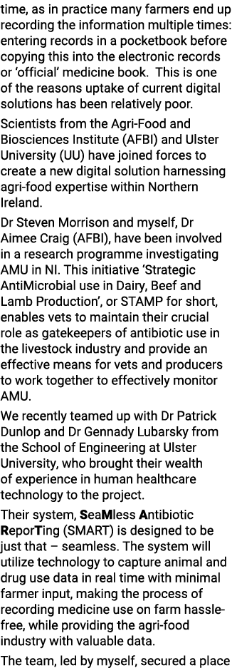time, as in practice many farmers end up recording the information multiple times: entering records in a pocketbook b   