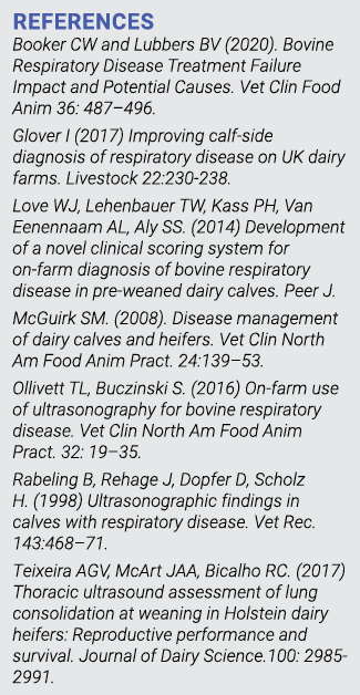 References Booker CW and Lubbers BV (2020)  Bovine Respiratory Disease Treatment Failure Impact and Potential Causes    