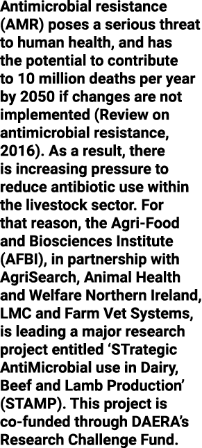 Antimicrobial resistance (AMR) poses a serious threat to human health, and has the potential to contribute to 10 mill   