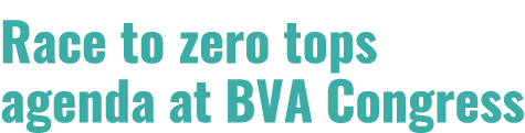 Race to zero tops agenda at BVA Congress