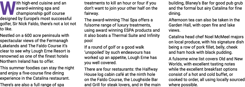 With high-end cuisine and an award-winning spa and championship golf course designed by Europe s most successful golf   