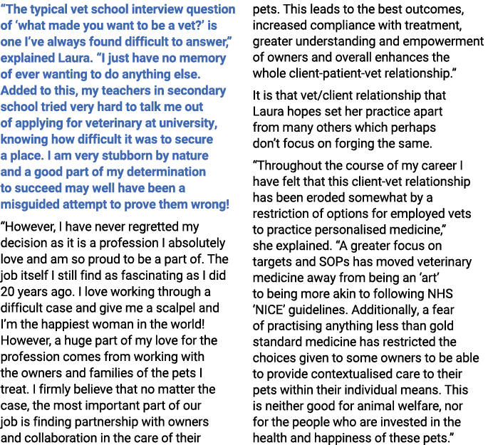 “The typical vet school interview question of ‘what made you want to be a vet?’ is one I’ve always found difficult to...