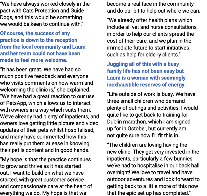 “We have always worked closely in the past with Cats Protection and Guide Dogs, and this would be something we would ...