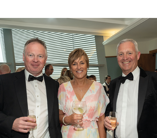 Mark and Gill Watson and Raymond Irvine, with Zoetis.