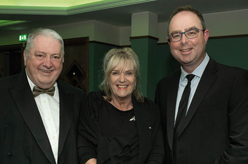 John Hill, Vet Support & British Bee Veterinary Association; Susie Hill, Agria;  and Adrian Nelson-Pratt,  Director VSGD.