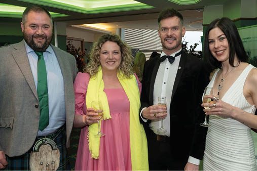 Stuart Barron, Anna Barron-Moore, Christopher Robb and Jackie Bohnen of Vets4Pets Longstone