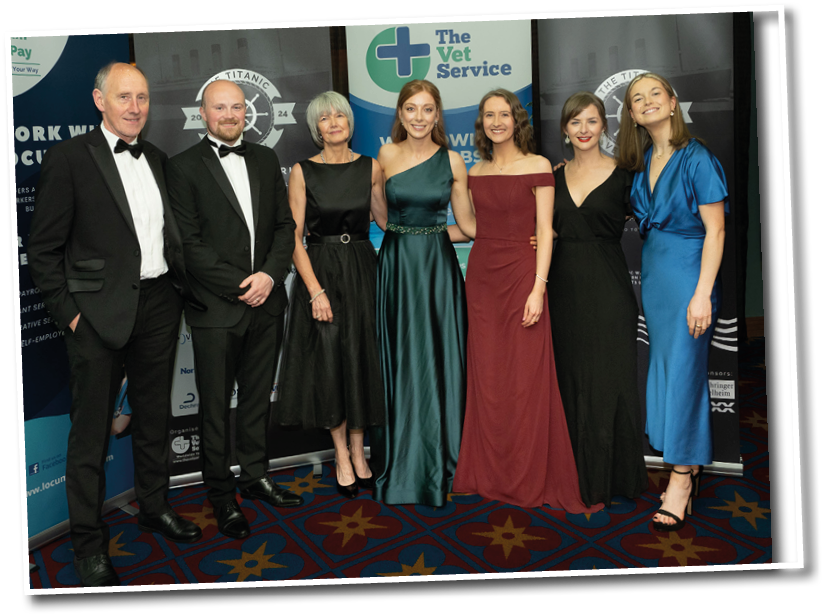 Stephen Taylor, Ed Taylor , Rosemary Taylor, Shauna Munir, Amy Taylor Marie Hannon and Muireann McDonnell.