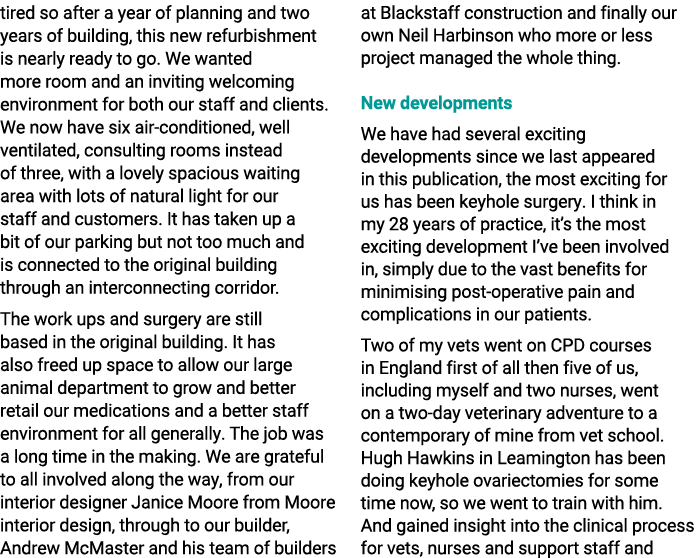 tired so after a year of planning and two years of building, this new refurbishment is nearly ready to go. We wanted ...