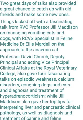 Two great days of talks also provided a great chance to catch up with old friends and make some new ones. Things kick...