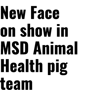 New Face on show in MSD Animal Health pig team