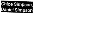 Chloe Simpson, Daniel Simpson 