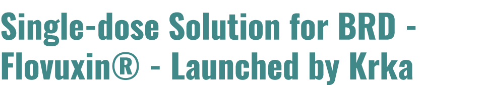 Single dose Solution for BRD Flovuxin® Launched by Krka