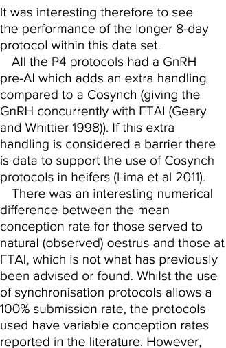 It was interesting therefore to see the performance of the longer 8-day protocol within this data set  All the P4 pro   