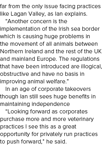 far from the only issue facing practices like Lagan Valley, as Ian explains   Another concern is the implementation o   