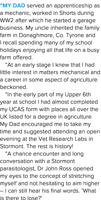  My Dad served an apprenticeship as a mechanic, worked in Shorts during WW2 after which he started a garage business    