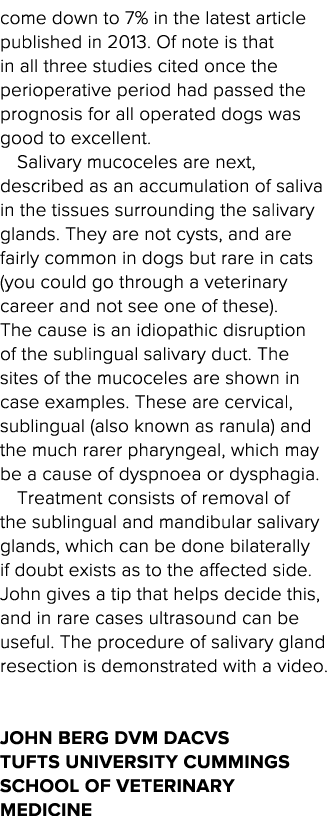 come down to 7% in the latest article published in 2013  Of note is that in all three studies cited once the perioper   