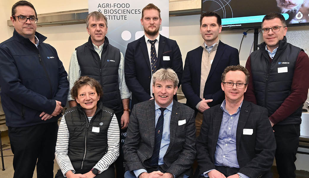 Wednesay 11th January 2023 Front row, Mellisa Donald, John Johnston, William Sherrard  , Back row Mark Dale Neil Johnston Colin McCrea AVSPNI President Shane Murray and Mark Kellett during a AVSPNI Clinic Conference and AGM and Dinner in Omagh.