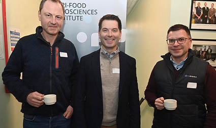 Wednesay 11th January 2023 David Tierney, Shane Murray,  Mark Kellett during a AVSPNI Clinic Conference and AGM and Dinner in Omagh.