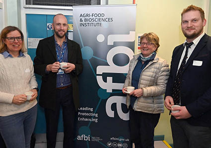 Wednesay 11th January 2023 Melanie Spahn, Barry McInerney, Pat Hart and Colin McCrea AVSPNI President during a AVSPNI Clinic Conference and AGM and Dinner in Omagh.