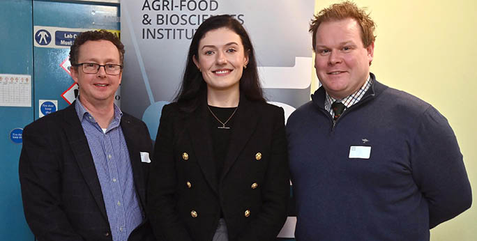 Wednesay 11th January 2023 William Sherrad, Eleanor Kirwan and Lance Woods during a AVSPNI Clinic Conference and AGM and Dinner in Omagh.