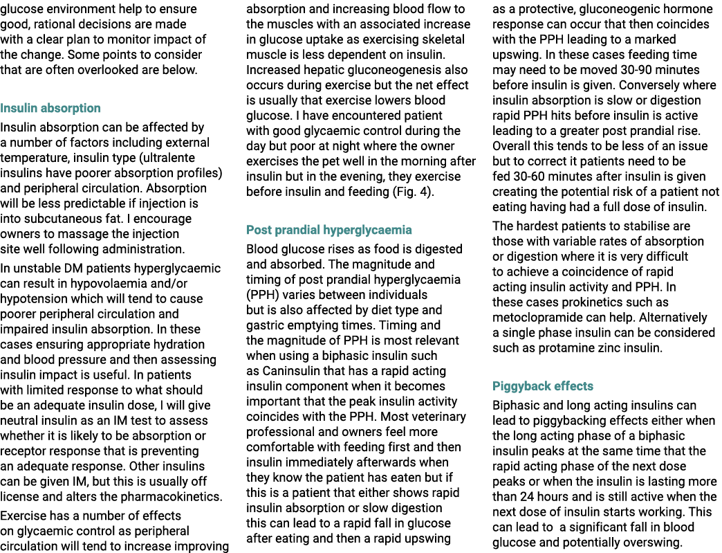 glucose environment help to ensure good, rational decisions are made with a clear plan to monitor impact of the chang...