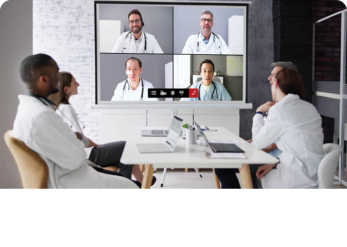 Elearning Video Conference Presentation Meeting And Webinar