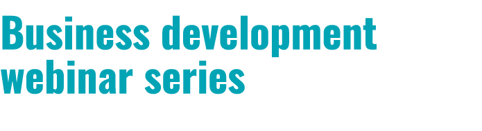 Business development webinar series