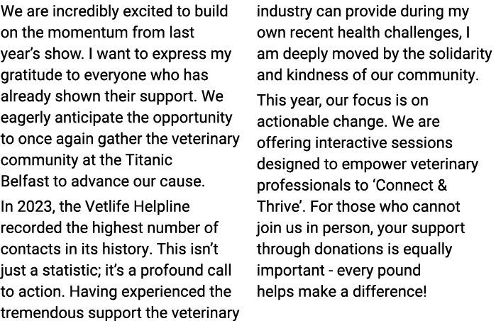 We are incredibly excited to build on the momentum from last year’s show. I want to express my gratitude to everyone ...