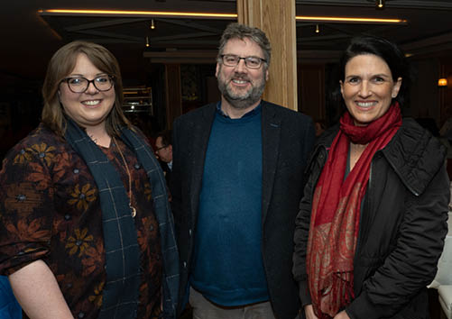 NIVA Senior Vice President Esther Skelly Smith, Gerry McElvogue from DAERA Veterinary Services, and Aurelie Moralis, Zoetis UK and NIVA Council Member.