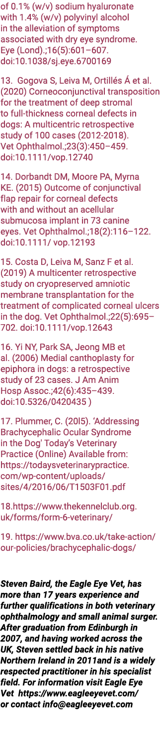 of 0.1% (w/v) sodium hyaluronate with 1.4% (w/v) polyvinyl alcohol in the alleviation of symptoms associated with dry...