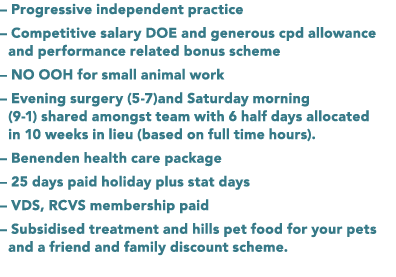 – Progressive independent practice – Competitive salary DOE and generous cpd allowance and performance related bonus ...