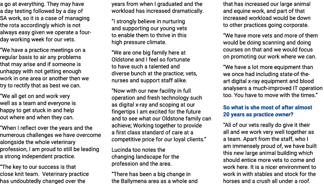 a go at everything. They may have a day testing followed by a day of SA work, so it is a case of managing the rota ac...
