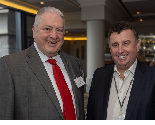 John Hill with Bill Penton.