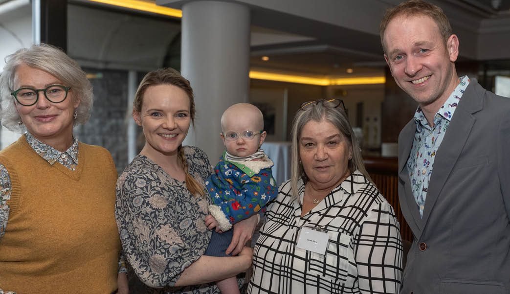 Jo Gibson, Jennt Wensley and Enda; Caroline Haile, and Sean Wensley.