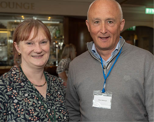 Eve Young of DAERA with Gilbert McKnight.