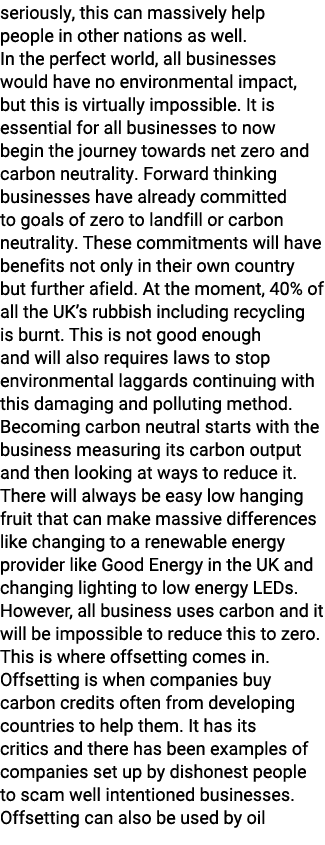 seriously, this can massively help people in other nations as well. In the perfect world, all businesses would have n...