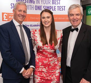 Raymond Irvine, Laura Morgan and Patrick Macfarlane, of Zoetis.